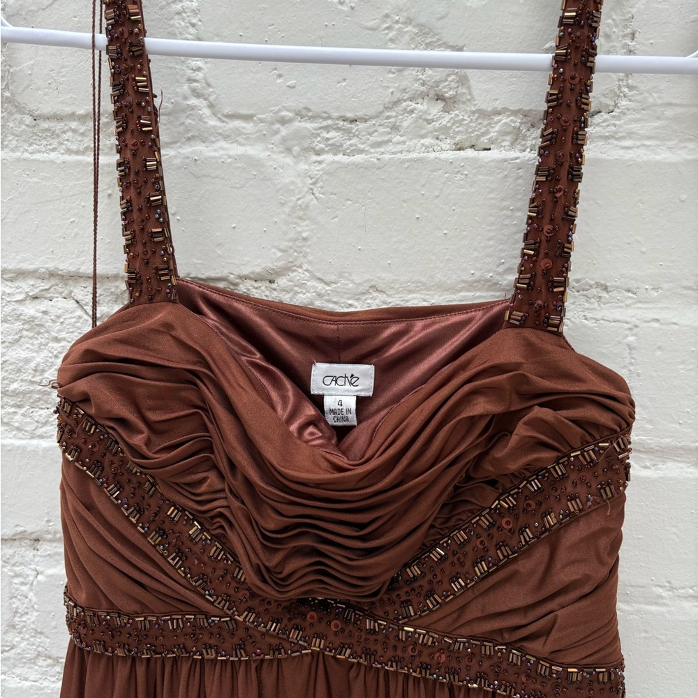 Cache Beaded Dress - Picture 3 of 7